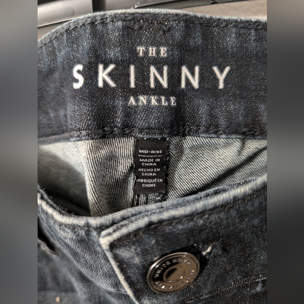 3 For $12 White House Black Market‎ Studded Skinny Jeans - Picture 2 of 4